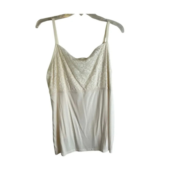 Lane‎ Bryant NWT Lace Bodice Camisole Tank Top with Adj Straps Plus Size 18/20 - Picture 1 of 10
